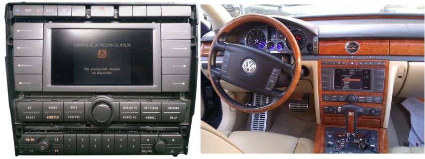 Equipo de un Volkswagen Phaeton