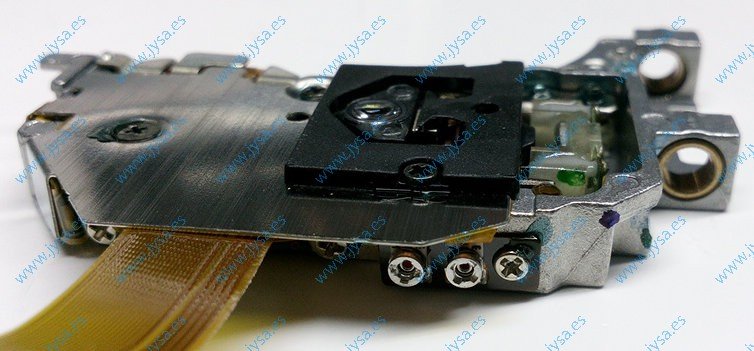 Detalle SF-HD4 con los dos potenciometros trimmers de ajustes laser dvd/cd